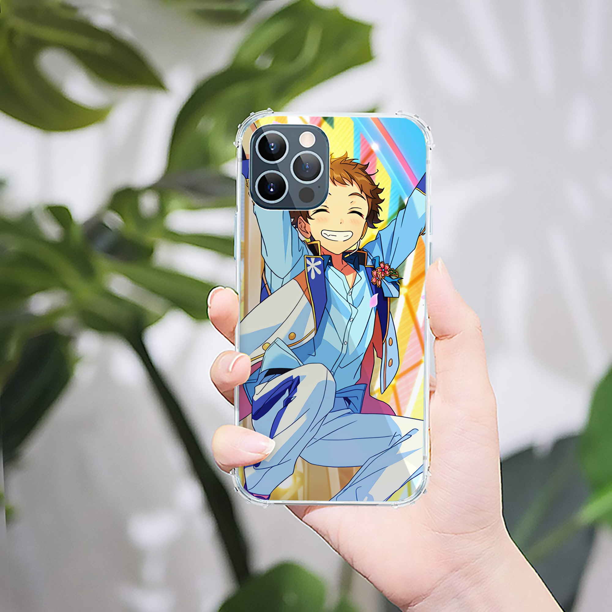 （画像用） あんさんぶるスターズ! Ensemble Stars 【iPhone 12シリーズ対応】透明スマホケース（クリアソフトケース）